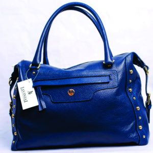 Blue Leather Bag