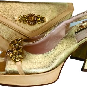 Gold Shoe & Bag