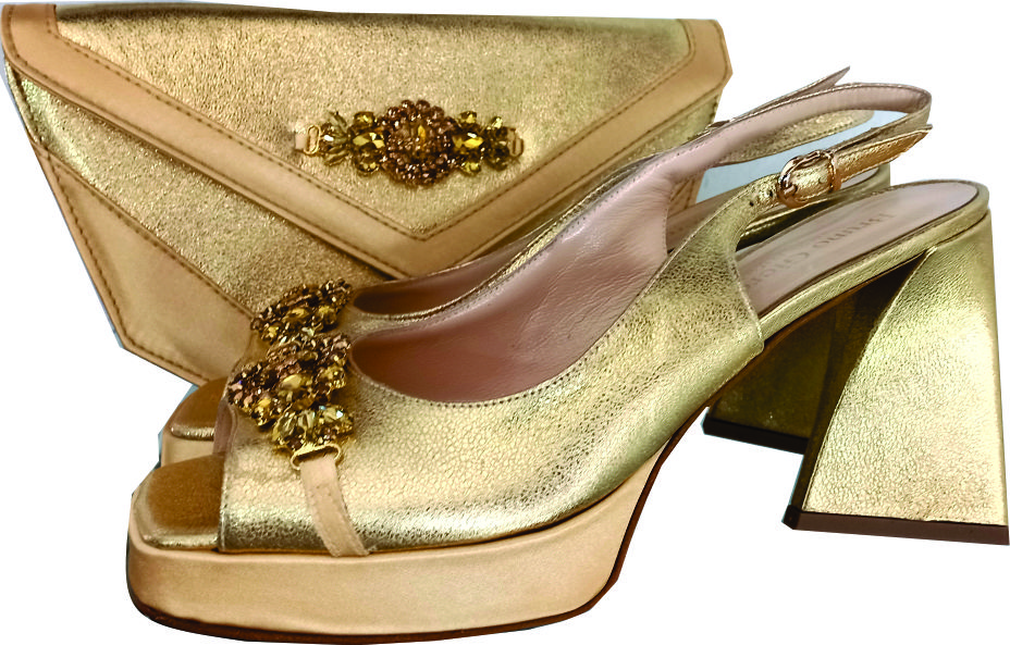 Gold Shoe & Bag