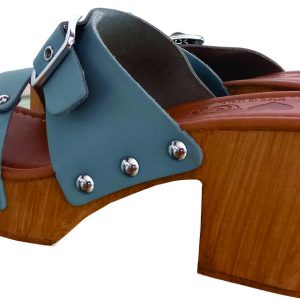 Light Blue Leather Shoe