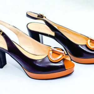 Quality Dark Brown Heel Sandal