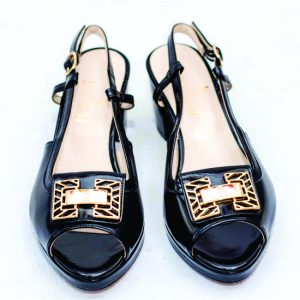 Quality Black Leather Sandal